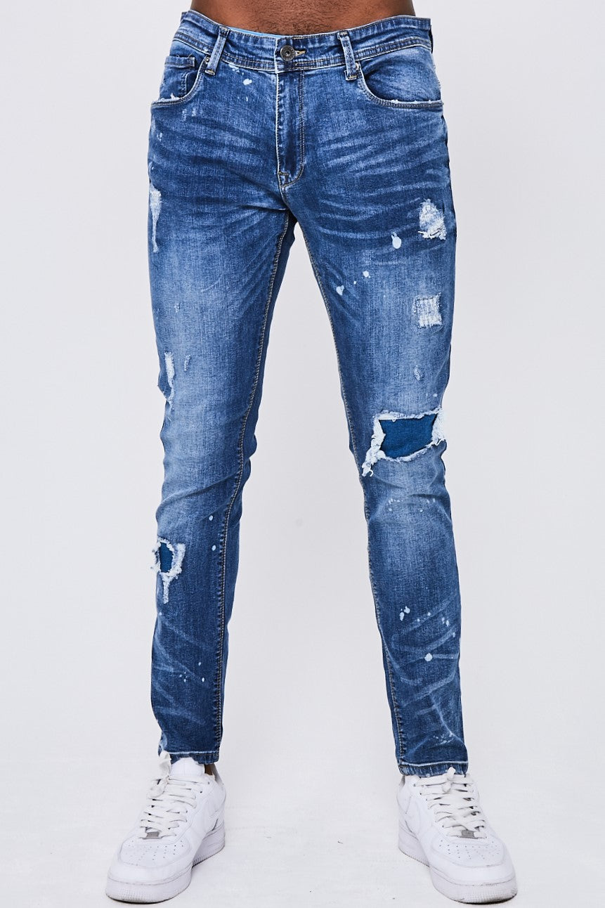 Jeans fashion homme court