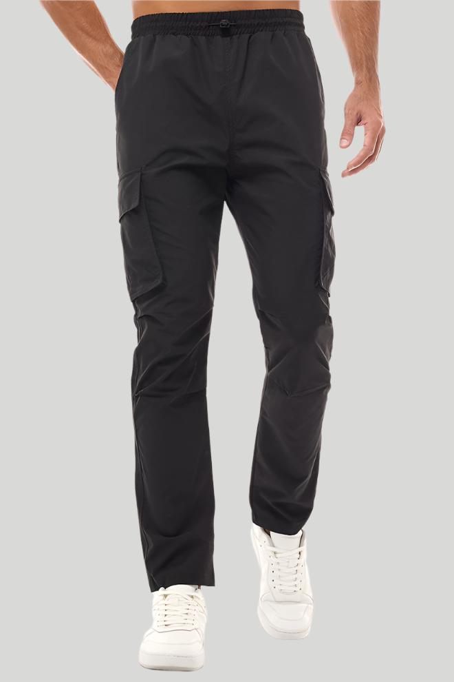 Stanhope Tapered Woven Cargo Pants - Black