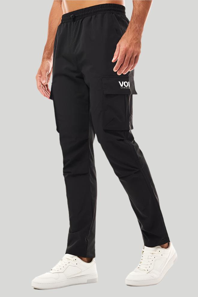 Stanhope Tapered Woven Cargo Pants - Black