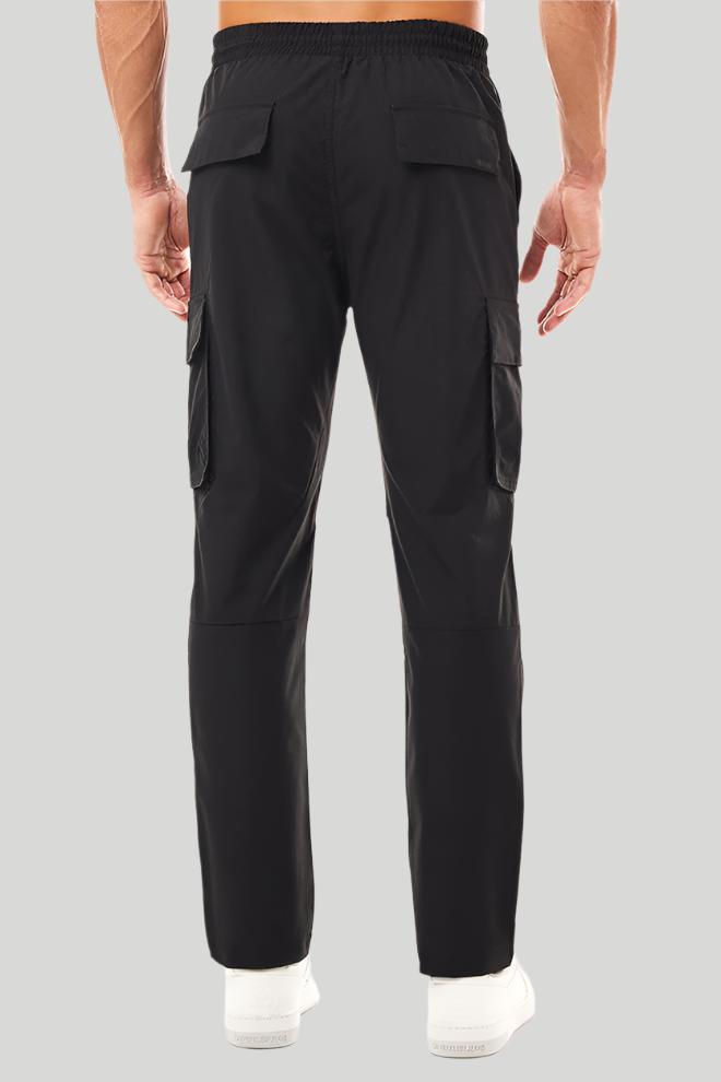 Stanhope Tapered Woven Cargo Pants - Black