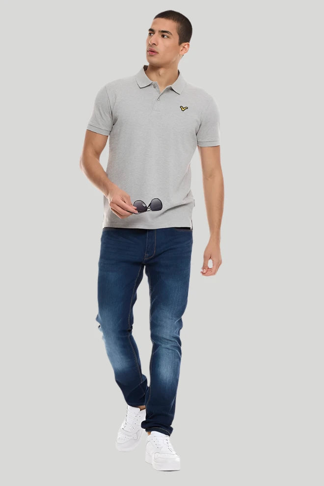 Redford Slim Fit Polo Shirt - Grey