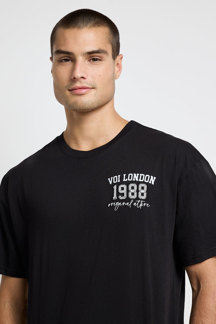 1988 Oversized T-Shirt - Black