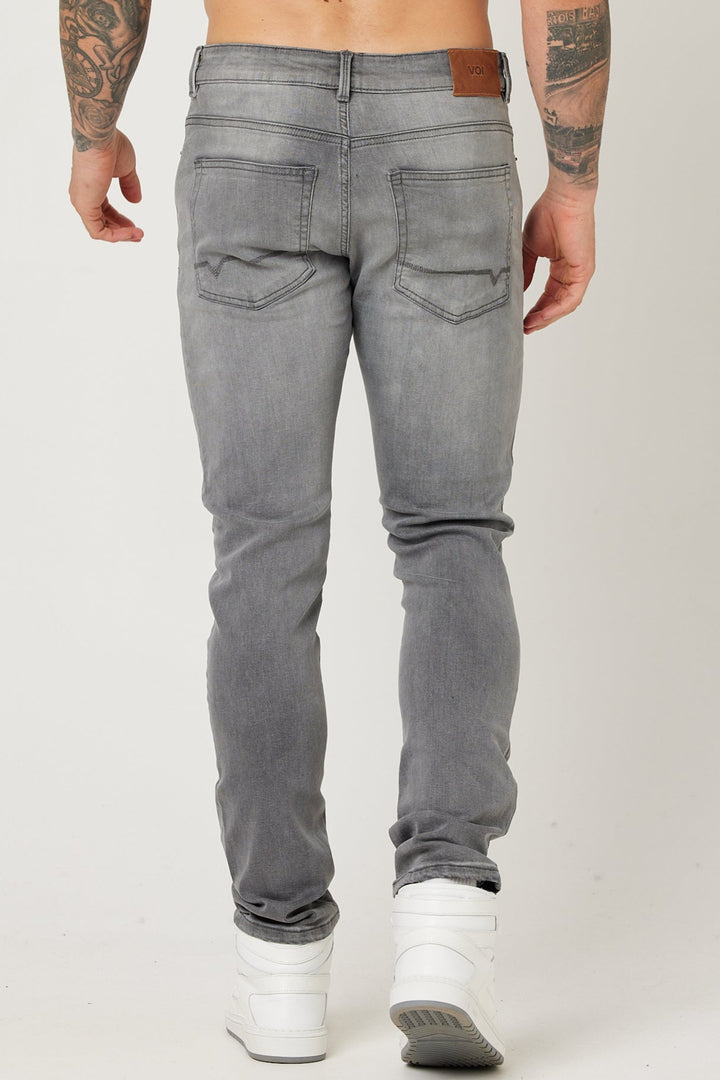 Monthope Taper Fit Jeans - Grey