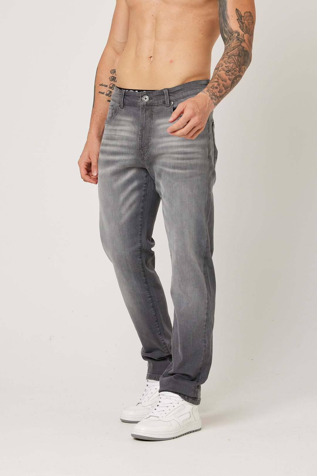 Parkgate Straight Fit Jeans - Grey