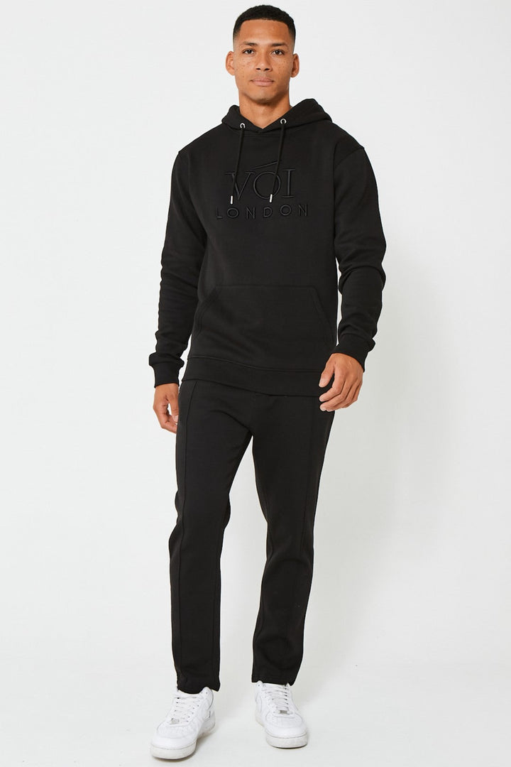 Holloway Road Hoodie & Jogger Set - Black