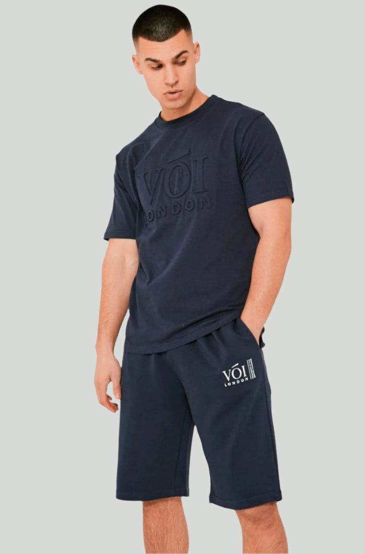 T-Shirt & Shorts Set - Dark Blue