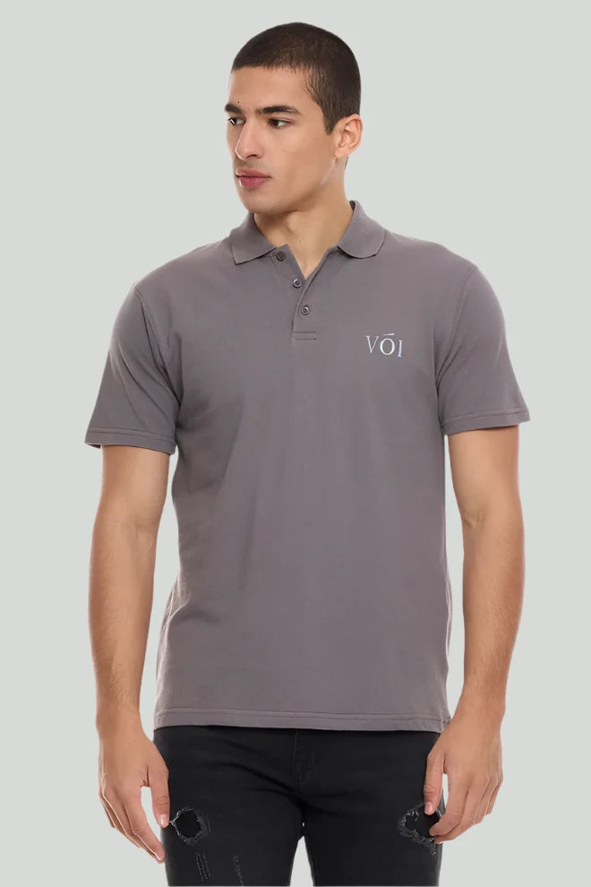 Rex Place Regular Fit Polo Shirt - Dark Grey