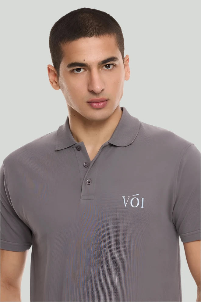 Rex Place Regular Fit Polo Shirt - Dark Grey